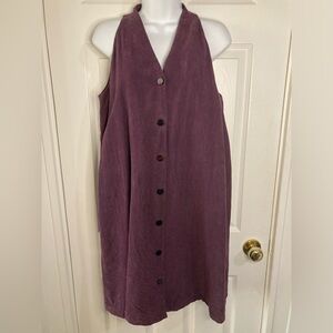 Ellen Tracy Vintage A-Frame Dress in Dusty Purple